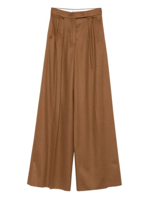 Max Mara Borneo pleated trousers - Brown - zdjęcie produktu nr 1