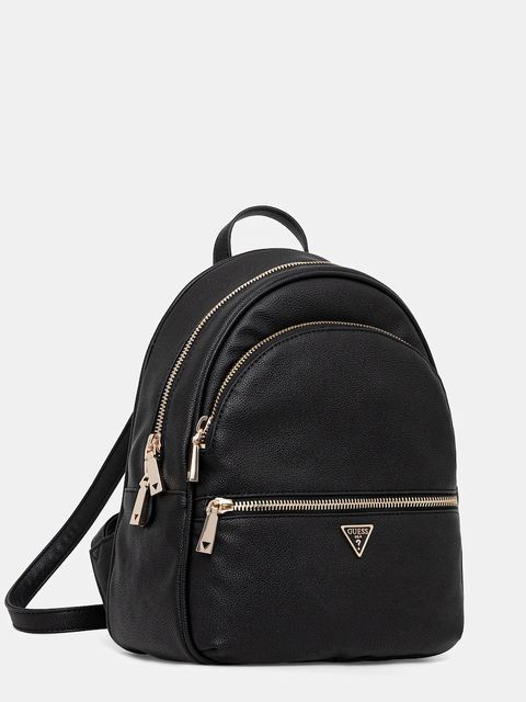 Guess plecak MANHATTAN damski kolor czarny mały gładki HWBG71 18330