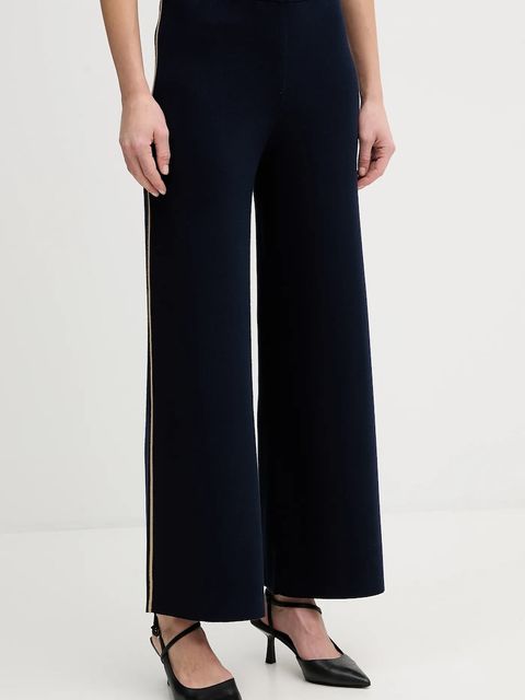 United Colors of Benetton spodnie dresowe damskie kolor granatowy z aplikacją 17Q3DF013 - zdjęcie produktu nr 1