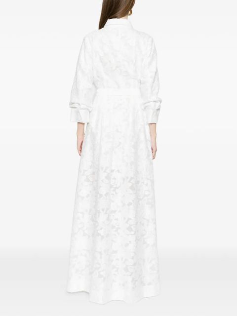Simkhai floral belted maxi dress - White