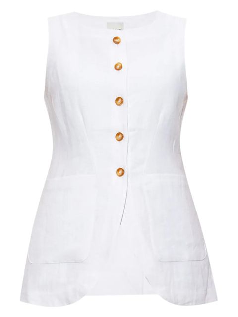 Posse Emma waistcoat - White - zdjęcie produktu nr 1