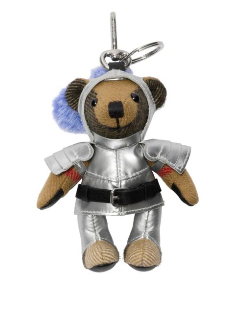 Burberry Thomas Bear equestrian-knight charm - Grey
