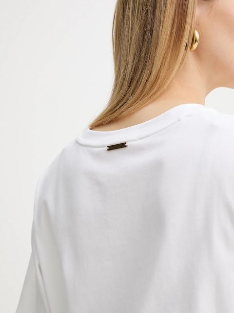 MICHAEL Michael Kors t-shirt bawełniany damski kolor biały MT551VJ2ZU