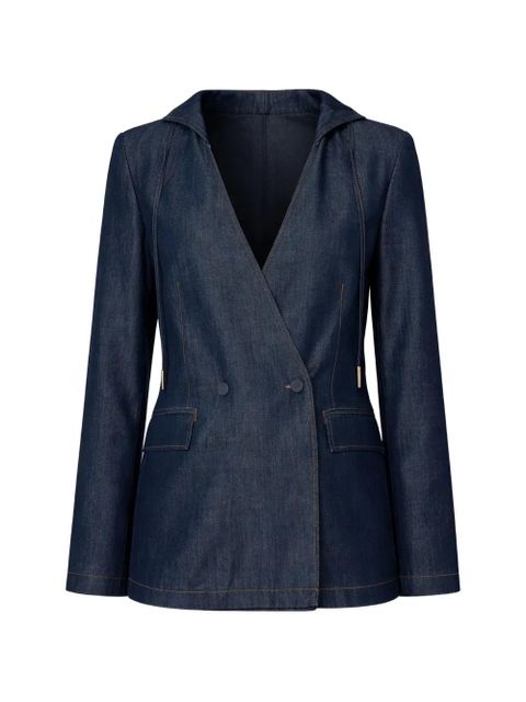 TWINSET Chambray blazer - Blue - zdjęcie produktu nr 1