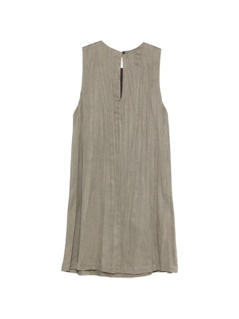 Alysi sleeveless crinkled mini dress - Grey - zdjęcie produktu nr 2