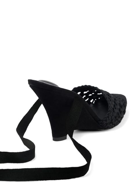 Jacquemus The High lace-up espadrilles - Black
