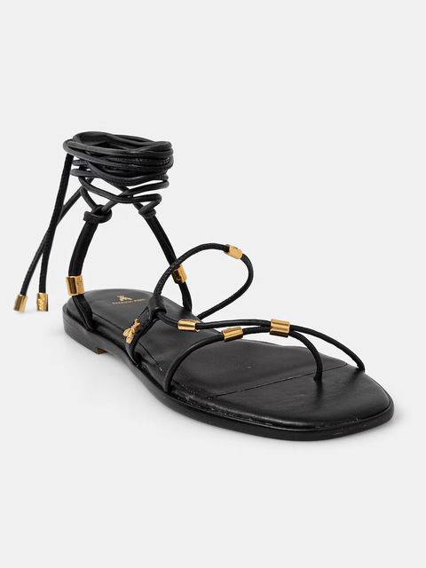 Patrizia Pepe sandały damskie skórzane - zdjęcie produktu nr 1