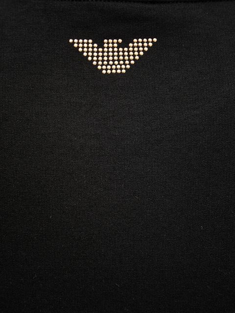 EA7 Emporio Armani sukienka kolor czarny mini prosta AF12482.7W000528