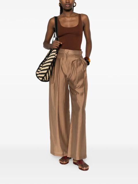 SOLOTRE pleated trousers - Neutrals - zdjęcie produktu nr 2