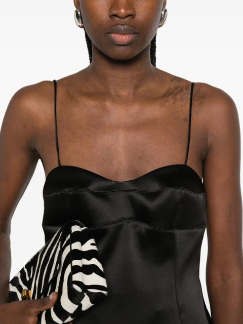 Róhe spaghetti-strap sleeveless top - Black