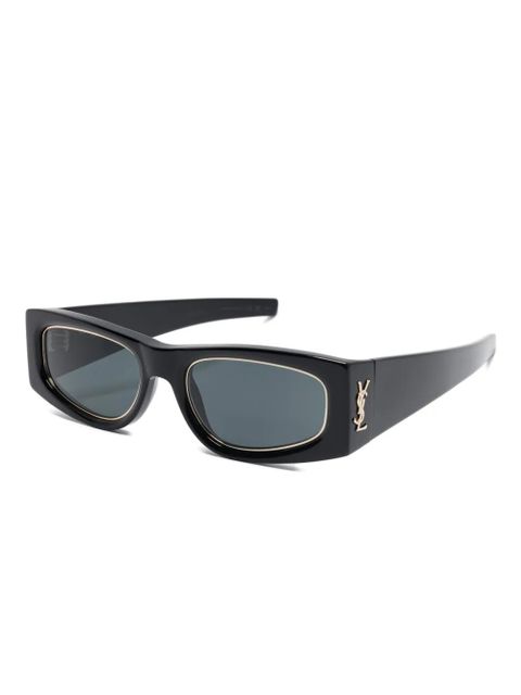Saint Laurent Eyewear logo-detail sunglasses - Black - zdjęcie produktu nr 2