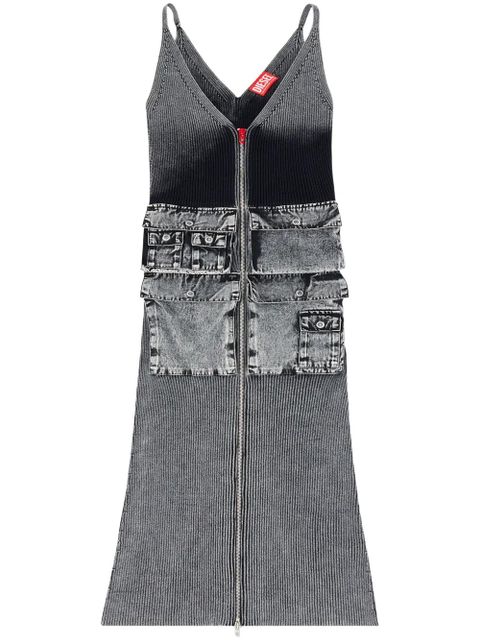 Diesel M-Melti midi dress - Grey - zdjęcie produktu nr 1