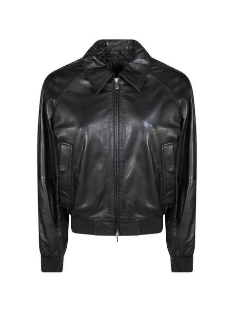 PINKO collared bomber jacket - Black - zdjęcie produktu nr 1