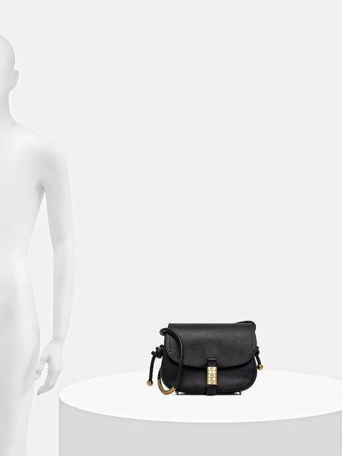 Pinko torebka skórzana kolor czarny 103831 A1ZX