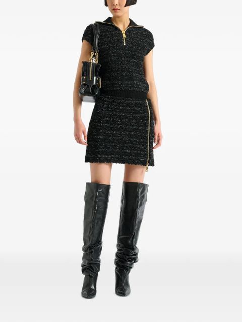 Balmain tweed top - Black - zdjęcie produktu nr 2