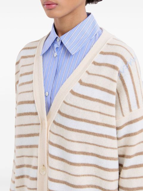 Marni striped cardigan - Neutrals