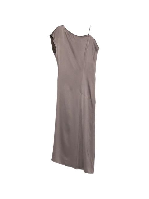 Alysi asymmetric midi dress - Grey - zdjęcie produktu nr 1