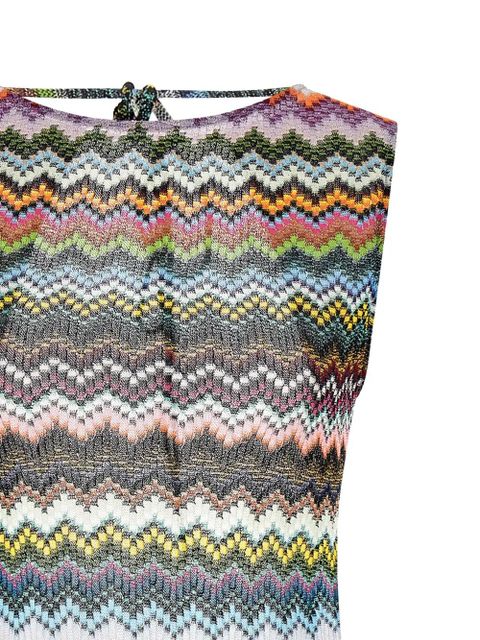 Missoni zig-zag knitted mini dress - SM9YJ