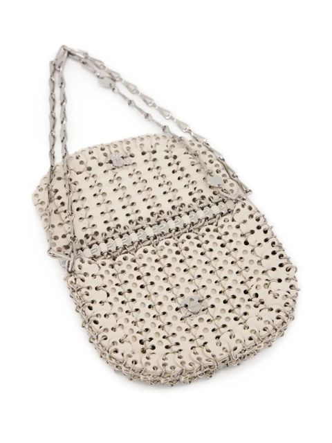 Rabanne 1969 chainmail-effect shoulder bag - Neutrals