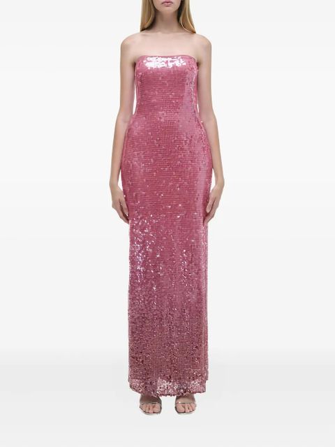 Simkhai Leilani sequin strapless gown - Pink - zdjęcie produktu nr 2