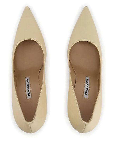 Manolo Blahnik 105mm leather pumps - Neutrals