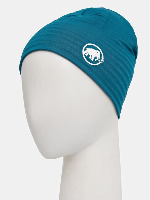 Mammut czapka Taiss Light kolor zielony z cienkiej dzianiny 1191.01071 - zdjęcie produktu nr 2