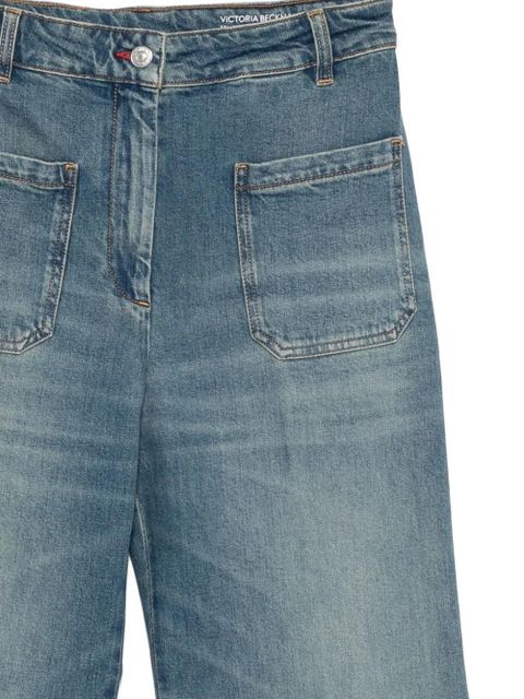 Victoria Beckham pocket-detail jeans - Blue
