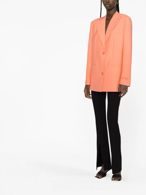 Off-White Tomboy single-breasted blazer - Orange
