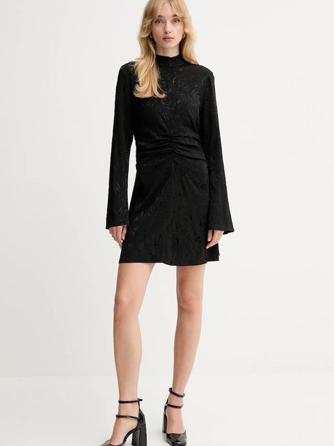 Gestuz sukienka kolor czarny mini rozkloszowana 10910606