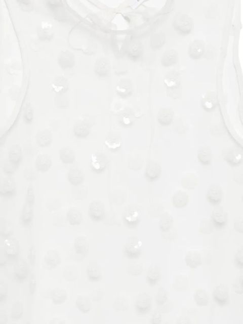 Cecilie Bahnsen Utania vest - White
