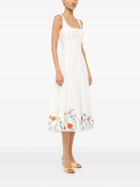 STAUD Wells midi dress - White - zdjęcie produktu nr 2