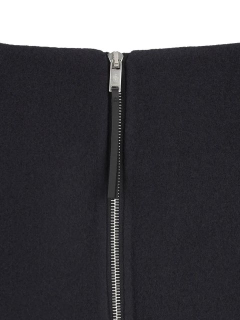 Moncler x Jil Sander midi flared skirt - Blue