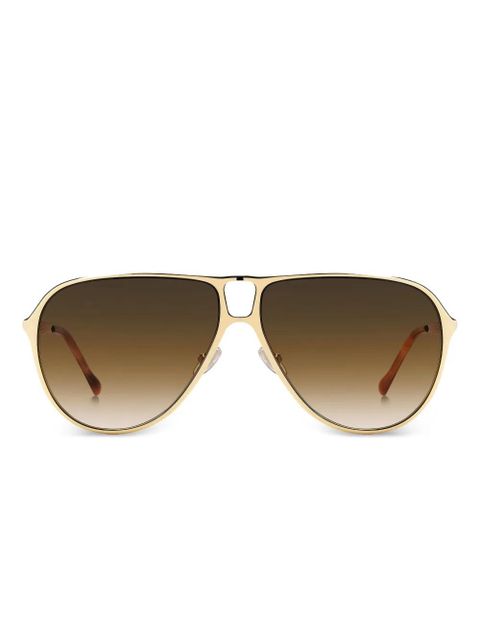 Isabel Marant Eyewear pilot-frame sunglasses - Gold - zdjęcie produktu nr 1