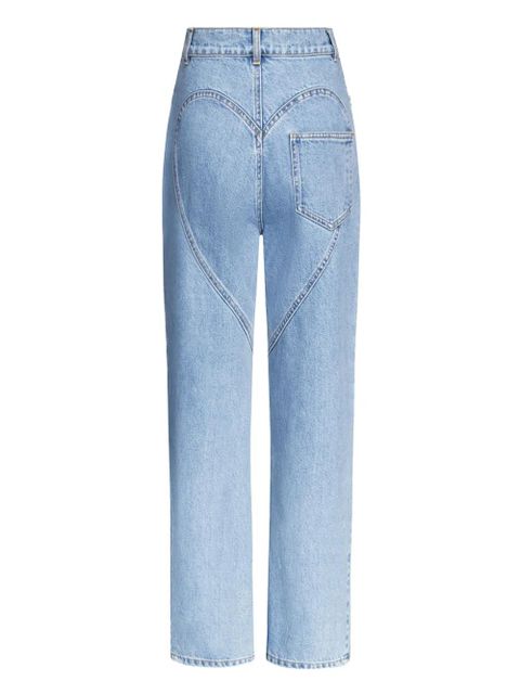 AREA crystal-embellished jeans - Blue - zdjęcie produktu nr 2