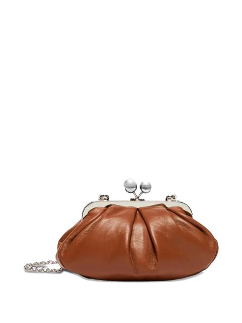 Max Mara leather clutch bag - Brown - zdjęcie produktu nr 2