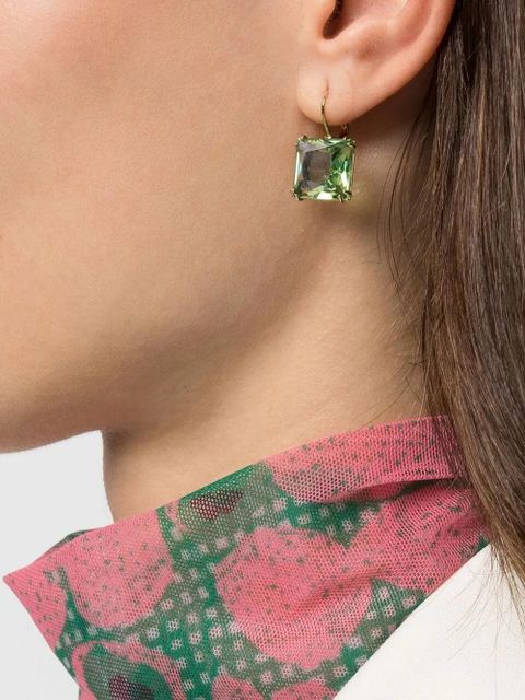 Swarovski Millenia crystal-embellished drop earrings - Green - zdjęcie produktu nr 2
