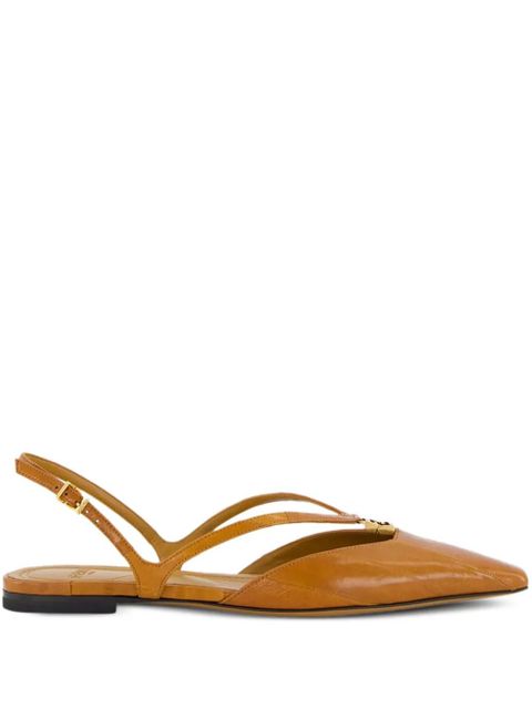 FENDI FFold flat pumps - Brown - zdjęcie produktu nr 1