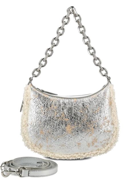 Gucci medium GG Emblem shoulder bag - Silver - zdjęcie produktu nr 1