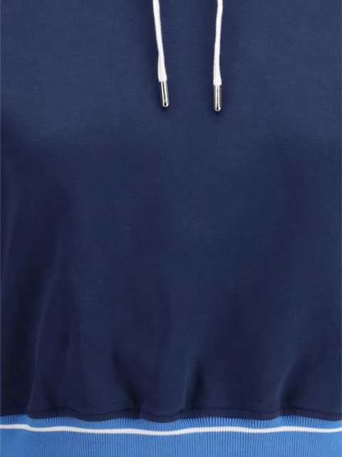 Casablanca cropped hoodie - Blue