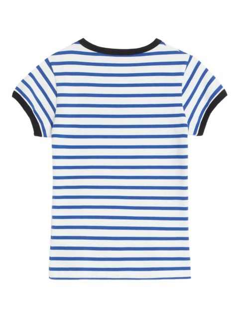 Valentino Garavani striped jersey T-shirt - Blue