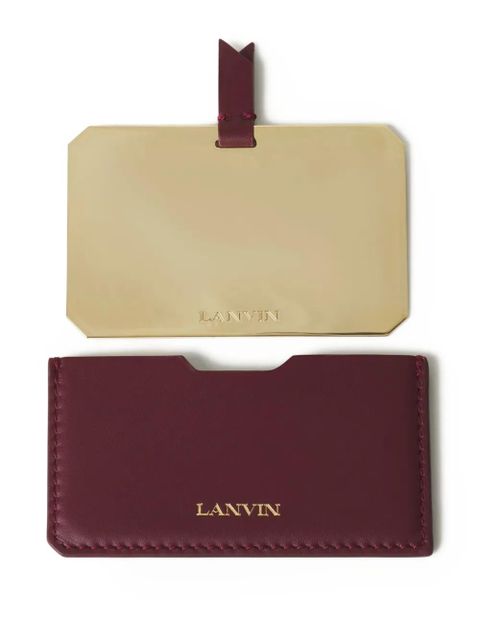 Lanvin leather stitched cardholder - Red - zdjęcie produktu nr 2