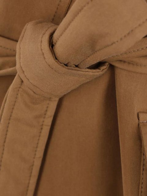 Loro Piana silk double-breasted coat - Brown - zdjęcie produktu nr 2