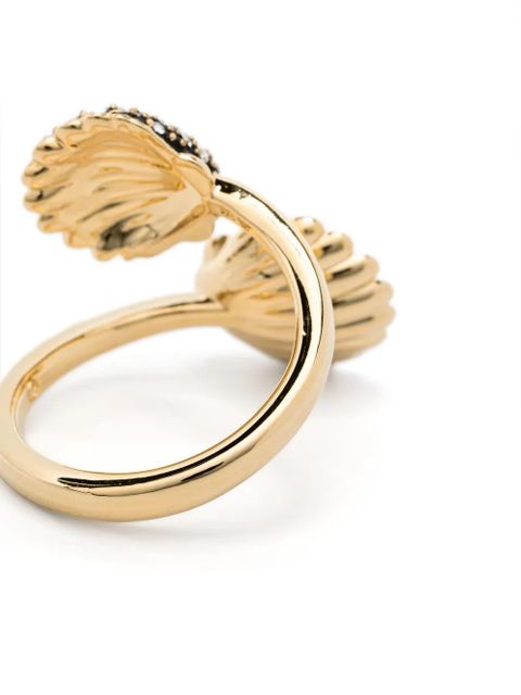 Swarovski Idyllia shell-motif ring - Gold - zdjęcie produktu nr 2