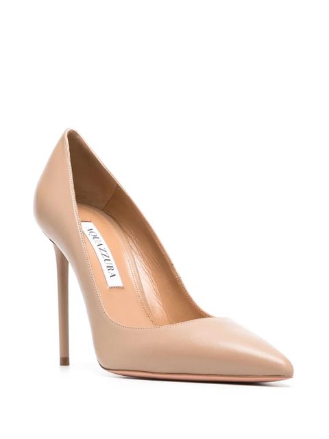 Aquazzura Purist 105mm pointed-toe pumps - Neutrals
