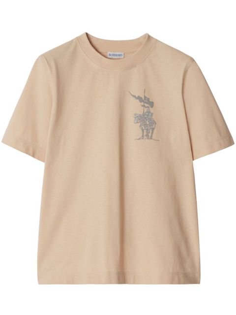 Burberry EKD cotton T-shirt - Neutrals - zdjęcie produktu nr 1