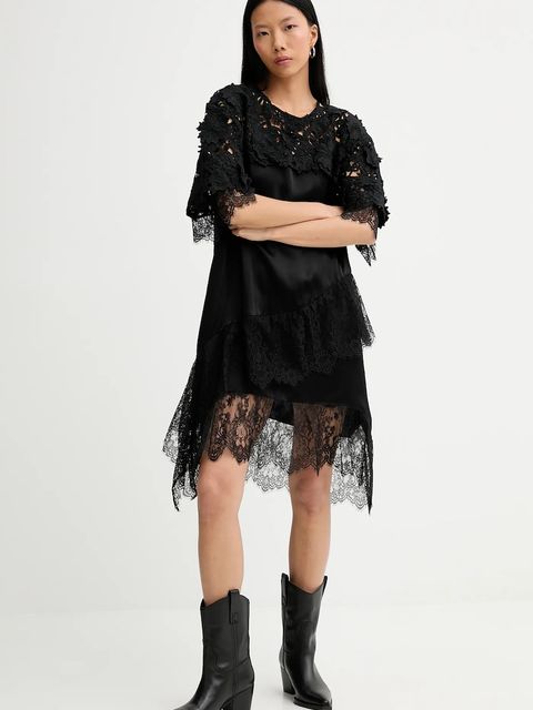 MUNTHE sukienka RADA kolor czarny mini prosta 254131025443