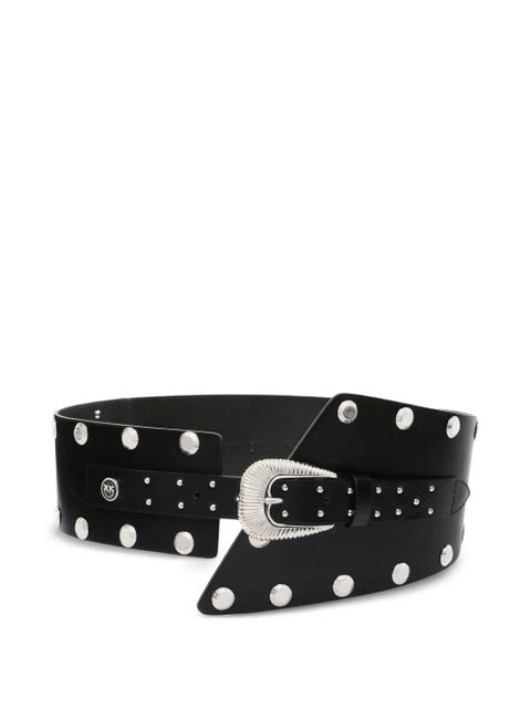 PINKO studded buckle belt - Black - zdjęcie produktu nr 1