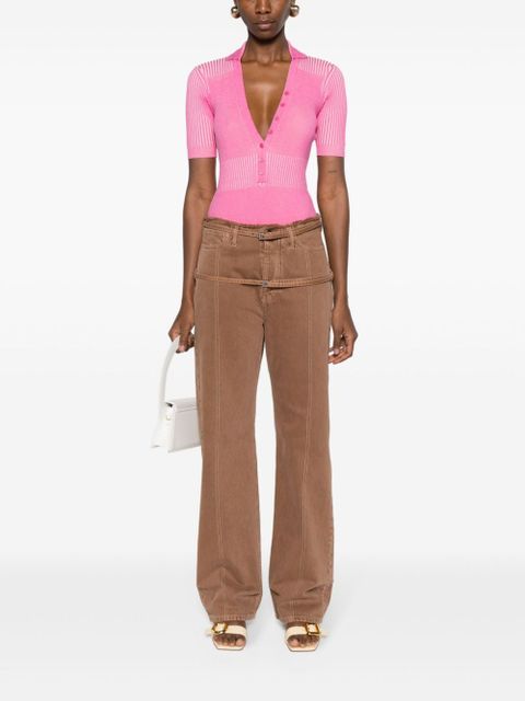 Jacquemus Le Body Yauco polo bodysuit - Pink