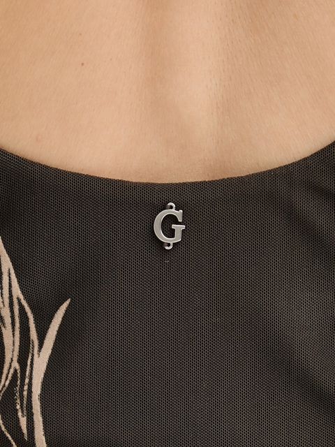 Guess sukienka PENELOPE kolor zielony maxi dopasowana W5YK19 KCZC2