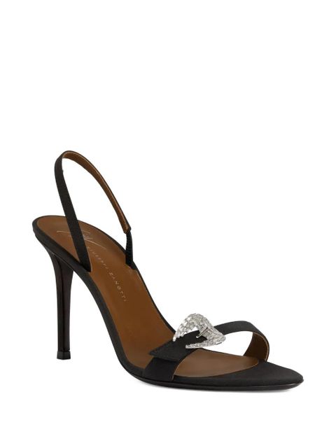Giuseppe Zanotti 90mm Ludhovica Mignon sandals - Black - zdjęcie produktu nr 2